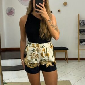 Short F. Estampado Concha Surreal