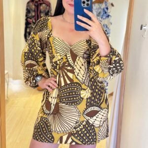 Vestido F. Curto Mistura de Caju