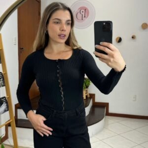 Blusa Manga Longa Botões