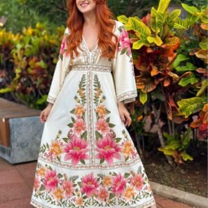 Vestido Cropped Estampado Carolina