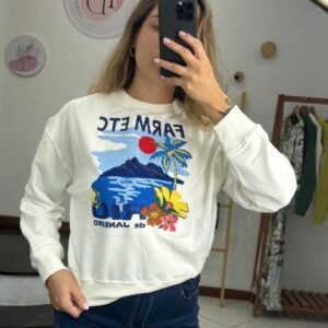 Casaco Moletom Cropped Oasis Latino