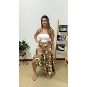 Saia Estampada Anturio