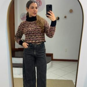Tricot Gola Colorido